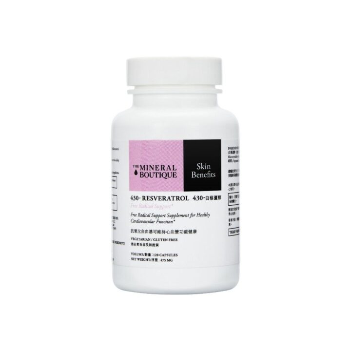 Skin Benefits 430-Resveratrol Supplement